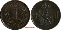 Norway Bronze 1876 NORWAY Oscar II  1876 1 Ore Lion 1ST DATE FOR TYPE KM... 17,18 EUR  + 12,88 EUR frais d'envoi