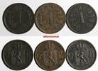 Norway Bronze 1877 Norway Oscar II  LOT OF 3 COINS 1877 1 Ore BETTER DAT... 55,83 EUR  + 12,88 EUR frais d'envoi