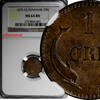Denmark Bronze 1875 Denmark Christian IX  1875 CS 1 Ore NGC MS 64 BN KM#... 150,31 EUR  + 12,88 EUR frais d'envoi