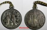 Bronze GERMANY Silvered  Munchen Bayern Medal Deschler 1890 37mm+Loop (18 359)