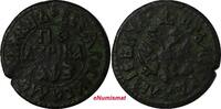 Russian Federation Russia PETER I Copper 1707 Polushka 1,56 g.GM-39.38;Ilyn-11;B-29;D-17 SCARCE(4) -