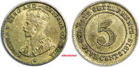  5 Cents 1918 Straits Settlements George V Silver 1918  Toning KM# 31 (4... 25,77 EUR  + 12,88 EUR frais d'envoi