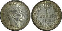 Serbia 1 Dinar 1915 Serbia Peter I (1903-1918) Silver 1915  Mint Luster ... 21,04 EUR  + 12,88 EUR frais d'envoi
