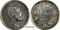10 Öre Sweden Oscar I (1844-1859) Silver 1855 G  UNC KM# 683 (10 218) SPL