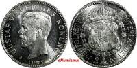 2 Kronor Sweden Gustav V Silver 1922 -W  Mintage-201,821 NICE UNC KM# 787 (633) SPL