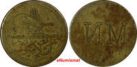 Egypt AE EGYPT AE 1900-20 Token Ovb-AH1203 Islambul coin,Rev with N retrograde M RARE(7) -