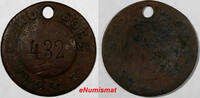 Token 1920 Ukraine Ukraine Railway   (ca.1920 s) Cherkassy Region Bobrinskoe Smela town  (8592) Uncertified