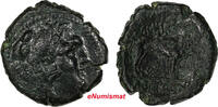 Greece Cent NORTHERN GREECE Amphipolis (2nd B.C.) Bronze AE-21 Hercules /Lion RARE (64) -
