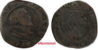 1/2 Liard Liege Liard of Ernest of Bavaria (1581-1612) ND SCARCE TYPE (10 551) -