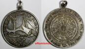 Germany Medal Germany Munich Silvered 1972 Olympic Calendar 37mm+Loop (18 317) -