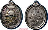 Germany Medal GERMANY Silver Oval 1884 FUR 25 JAHRIGE DIENST-ZEIT Fire Service (8508) -