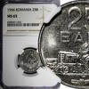 Romania 25 Bani 1966 Romania 1966  Bucharest Mint NGC MS65 GEM BU KM# 94... 47,24 EUR  + 12,88 EUR frais d'envoi
