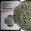 Germany 1/6 Thaler German States SAYN-ALTENKIRCHEN 1757 NGC AU DETAILS RARE KM# 59 (29) -