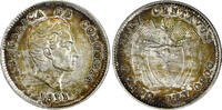 Colombia 10 Centavos Colombia Simon Bolivar Silver 1911 UNC Toning KM# 196.1 (21 815) -