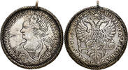 Russian Federation RUSSIA Catherine I (1725 - 1727) Silver Ruble 1726 ''Dukach''. 46mm Jewelry (21) -