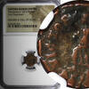 NUMMUS EASTERN ROMAN Theodosius I,AD 379-395 AE4 /VICTORY ANGEL NGC (555) -