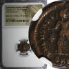 NUMMUS EASTERN ROMAN Theodosius I,AD 379-395 AE4 /Christian VICTORY ANGEL NGC(9) -