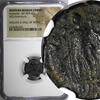 Nummus WESTERN ROMAN Honorius AD 393-423 AE3 /Rev. Crowned by Victory NGC (020) -