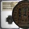 AE Roman Maximian,AD286-310 AE Post-Ref.Radiate / Victory From Jupiter NGC (013) -