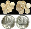 SWEDEN Gustaf V Silver 1942-1950 10 Ore UNC/BU KM# 813 RANDOM PICK (1 COIN) (29) SPL