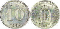 SWEDEN Oscar II Silver 1898 EB 10 Ore UNC KM# 755 (22 115) SPL