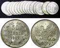 Finland 50 Penniä 1917 Finland Silver 1917 S 50 Penniä Civil War UNC KM#... 8,58 EUR  + 12,88 EUR frais d'envoi