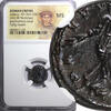 Nummus Roman HELENA AD 324-328/30 AE4 BI NGC MS /GODDESS PAX (190) -