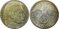 Mark Germany - Third Reich Silver 1939 A 2 Reichs  Hindenburg KM# 93 (22 329) Uncertified