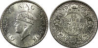 India 1/4 Rupee India-British George VI Silver 1940 (B) UNC KM# 545 (22 321) -
