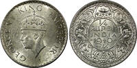 India 1/4 Rupee India-British George VI Silver 1940 (B) Bombay UNC KM# 545 (22 336) -