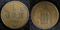 Sweden Bronze 1892 SWEDEN Oscar II  1892 1 Ore Low Mintage-280,000 RARE ... 30,06 EUR  + 12,88 EUR frais d'envoi