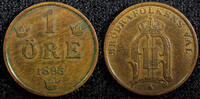 Sweden Bronze 1893 SWEDEN Oscar II  1893 1 ORE KEY DATE KM# 750 (23 146)... 8,55 EUR  + 12,88 EUR frais d'envoi