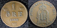 Sweden 1 Öre 1882 Sweden Oscar II Bronze 1882  Large letters KM# 750 (23... 8,16 EUR  + 12,88 EUR frais d'envoi