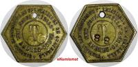 Guatemala TOKEN GUATEMALA ''T'' for TAREA SAN ANDRES OSUNA ESTATE c/s ''88'' RULAU Gma 91 (95) -
