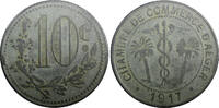 Algeria 10 Centimes ALGERIA Zinc 1917 30 mm XF KM# TnA7 (23 180 ) -