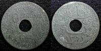 Tunisia 10 Centimes 1942 TUNISIA Zinc 1942  WWII Issue TONED KM# 267 (23... 12,88 EUR  + 12,88 EUR frais d'envoi