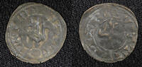France Denier France 1200-1300 Silver Besancon Right Hand of God D-3022 Ex. J. Stewart -