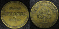 Costa Rica Bronze COSTA RICA Token San Rafael.F.Brenes C/S ''C'' 24mm 4,99 g. (23 046) -