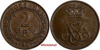Denmark Bronze 1907 Denmark Frederik VIII  1907 VBP GJ 2 Ore Ch UNC KM# ... 34,36 EUR  + 12,88 EUR frais d'envoi