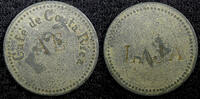 Costa Rica Token COSTA RICA Iron Cafe de Costa Rica C/S ''AE'' & '' LAJA'' 18mm (23 042) -