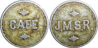 Costa Rica Token COSTA RICA Aluminum CAFE ''J.M.S.R.'' 19.1mm Plain Edge (23 750) -