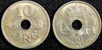 Denmark Ore 1931 Denmark Christian X Copper-Nickel 1931 10 Ore UNC KM# 8... 10,74 EUR  + 12,88 EUR frais d'envoi