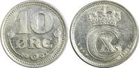 Denmark 10 Øre 1914 Denmark Christian X Silver 1914 VBP; GJ  1st Year UN... 21,47 EUR  + 12,88 EUR frais d'envoi