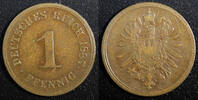 Germany 1 Pfennig Germany - Empire Wilhelm II Copper 1894 G KM# 10 (23 340) -