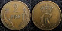 Denmark Bronze 1899 Denmark Christian IX  1899 VBP 2 Ore KM# 793.2 (23 7... 4,25 EUR  + 12,88 EUR frais d'envoi