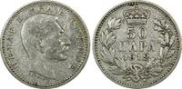 Serbia 50 Para 1912 SERBIA Peter I Silver 1912  Uneven medal alignment K... 13,70 EUR  + 12,88 EUR frais d'envoi