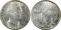 25000 Lei ROMANIA Mihai I Silver 1946  32mm 1 Year Type XF+ KM# 70 (24 293) Uncertified