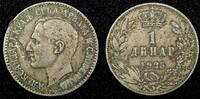 Yugoslavia 1 Dinar 1925 Yugoslavia 	Alexander I Nickel-Bronze 1925  KM# ... 4,25 EUR  + 12,88 EUR frais d'envoi