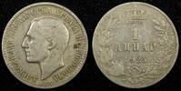 Yugoslavia 1 Dinar 1925 Yugoslavia 	Alexander I Nickel-Bronze 1925  KM# ... 4,25 EUR  + 12,88 EUR frais d'envoi