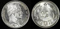 Denmark 10 Øre 1897 DENMARK Christian IX Silver 1897 VBP  UNC KM# 795.2 ... 51,53 EUR  + 12,88 EUR frais d'envoi